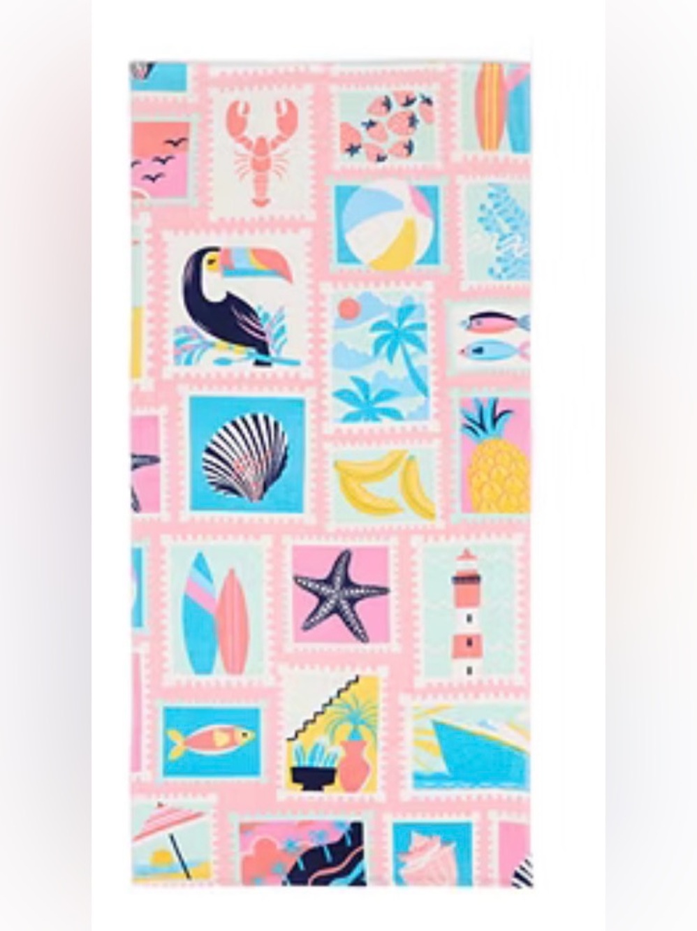 Beach Towels 30x60 100% Cotton- Shells, Dolphins, CherryWave, Orchids, or Crabs